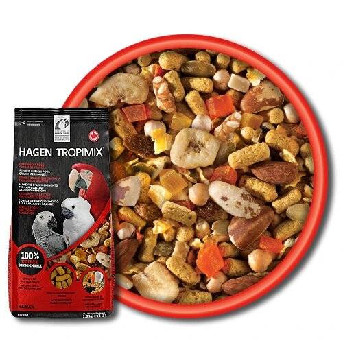 Супер Храна за голям папагал 8211; Hagen Hari Tropimix ; 1.8 кг Hagen Hari Храни и лакомства Храни за големи папагали