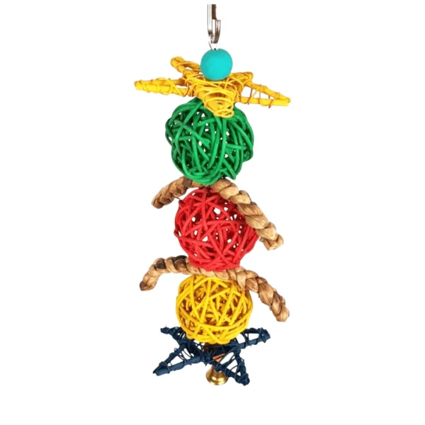 Играчка за папагали Luxury Parrot Toys-0072 – Звезда и Топка