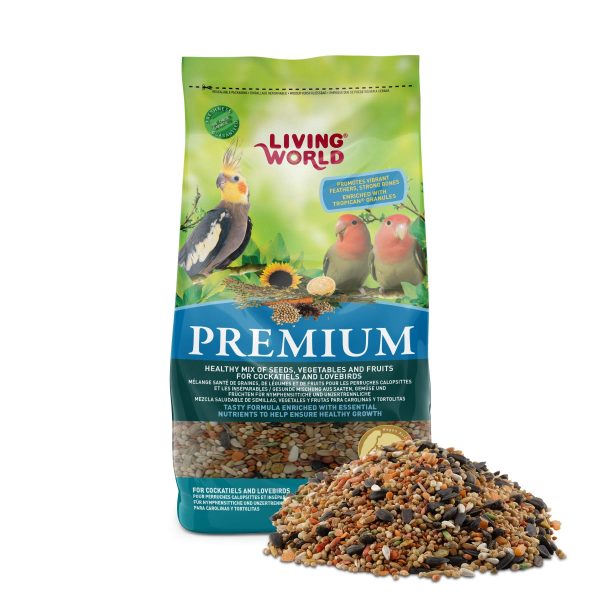 Living World – Премиум микс за корели Вълнисти и Неразделки 908 г.